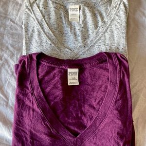 Bundle of Two Victoria’s Secret V-Necks.